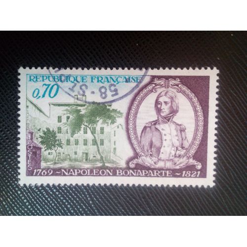 Timbre France Y T 1610 Napoléon Bonaparte (1769-1821) 1969 ( 090108 ) X