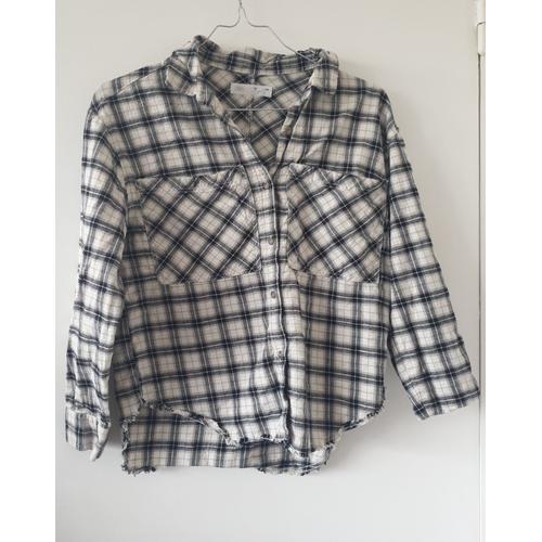 Chemise À Carreaux Taille 10 Ans, 140 Cm, Marque Zara, En Très Parfait État, Porté 2 Fois