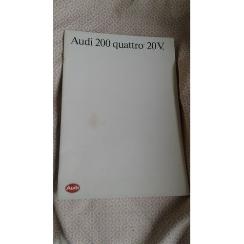 Publicité Audi 200 Quattro 20v