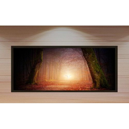 Styledimagevfx - Sir Genteel - Fine Art - Wide Painting - Tableau Large - 120 X 50 Cm - Forest Angel - L'ange De La Forêt