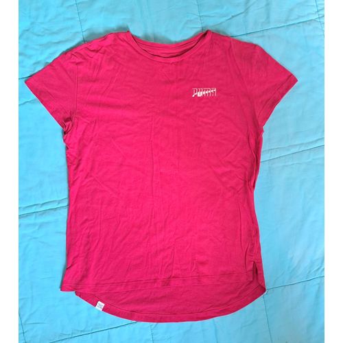 T-Shirt Puma Rose Fuchsia Enfant 15 - 16 Ans - Comme Neuf - Jamais Porté - Envoi Très Rapide Et Soigne