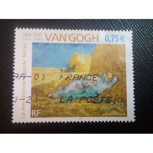 Timbre France Y T 3690 "Le Méridien D'après Millet" De Vincent Van Gogh 2004 ( 090108 ) X