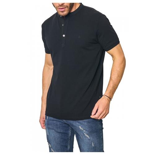 Polo Manches Courtes Noir Homme