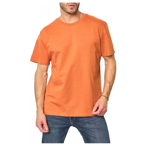 T-Shirt Manches Courtes Orange Homme