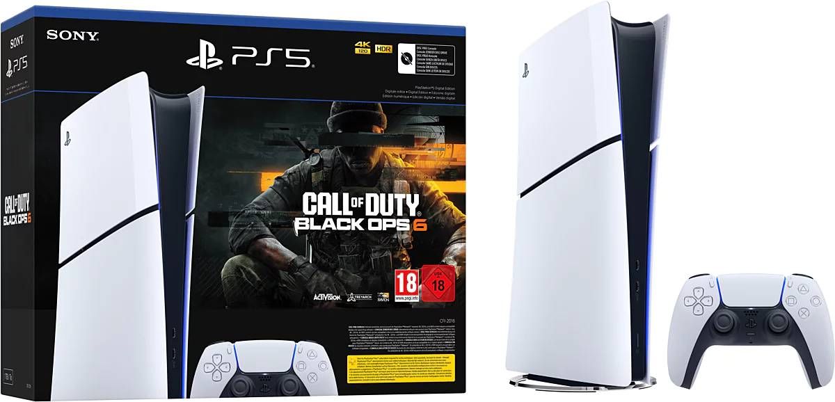 Pack Console Sony PS5 Slim édition numérique + Call of Duty Black Ops 6