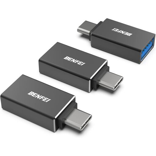 TZF-Adaptateur USB C vers USB 3.0, Pack de 3 USB C vers Un Adaptate...