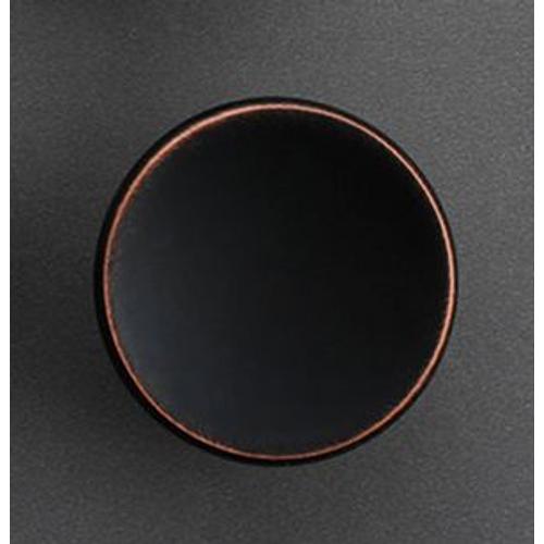 Noir Et Rouge - Bouton Rond Moderne Simple En Alliage De Zinc, Planche À Chi, Armoire, Commode, Cisco, Cuisine, Nervure De Porte, Quincaillerie De Meubles