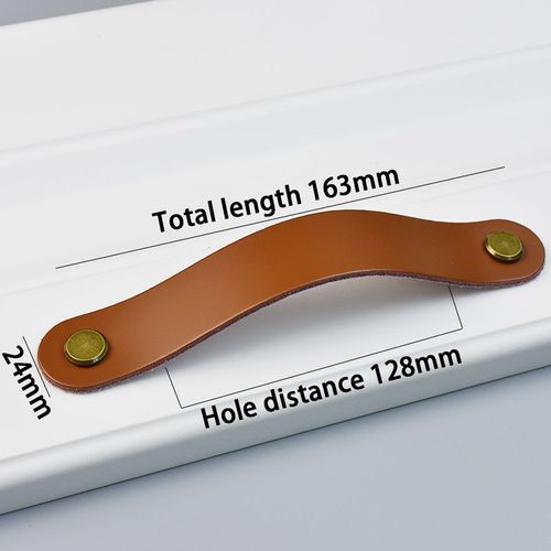 128 caramel-bronze - Leather MELShoe Chi Boards Tirettes, Meubles de cuisine, Rangement de Cisco, Poignée de chambre, IQUE Table, Armoire, Bouton de porte