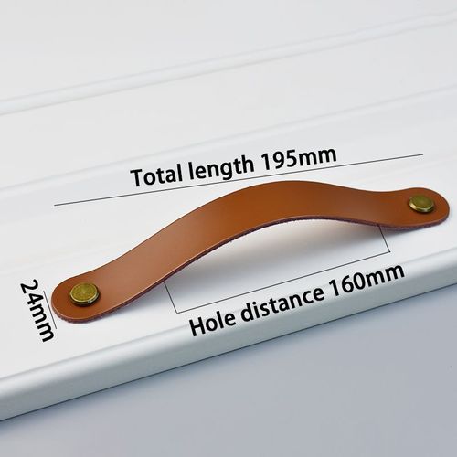 160caramel-bronze - Leather MELShoe Chi Boards Tirettes, Meubles de cuisine, Rangement de Cisco, Poignée de chambre, IQUE Table, Armoire, Bouton de porte