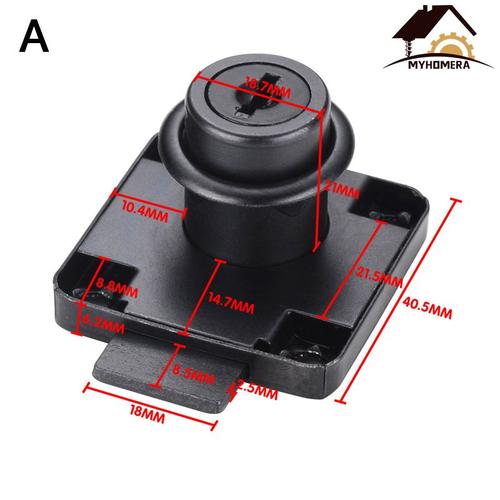 Type A - Myhomera-Serrure D'armoire En Acier Roulé Mellocks, Boîte À Lettres De Bureau, Quincaillerie De Meubles, Serrures À Came, Bricolage, 2 Prédire
