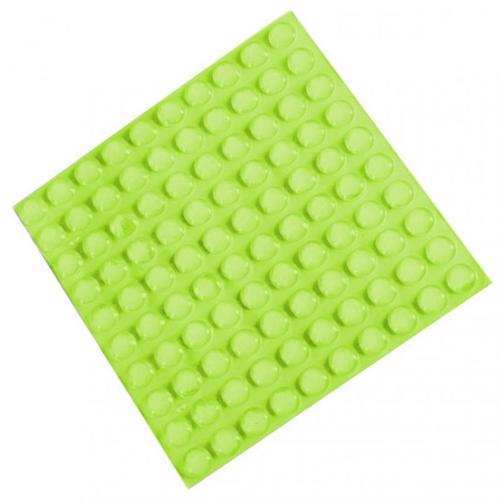 100pcs Vert - Pare-Chocs En Silicone Auto-Adhésif En Caoutchouc, 100 Pièces, Tampons De Pieds Clairs Pour Tiroirs Et Armoires, Butoir De Porte Pour Meubles, Cadres Muraux