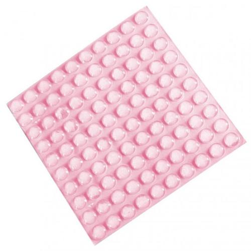 100pcs Rose - Pare-Chocs En Silicone Auto-Adhésif En Caoutchouc, 100 Pièces, Tampons De Pieds Clairs Pour Tiroirs Et Armoires, Butoir De Porte Pour Meubles, Cadres Muraux