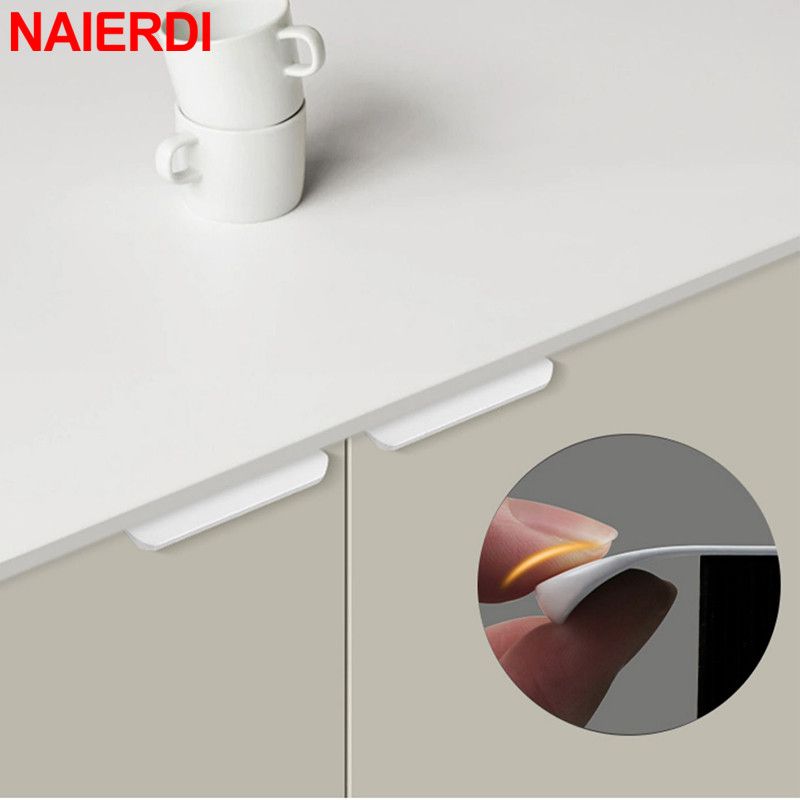 Longueur 150 Mm - 4 Angle Droit Blanc - Poigne De Meuble Lo... - 7