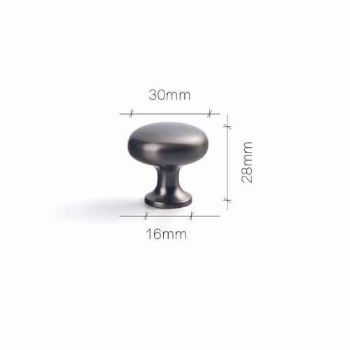 Knob-10pcs - Poignée De Porte De Placard Gris, Style Nordique, Carpathian, Glam, Pour Quincaillerie De Meubles