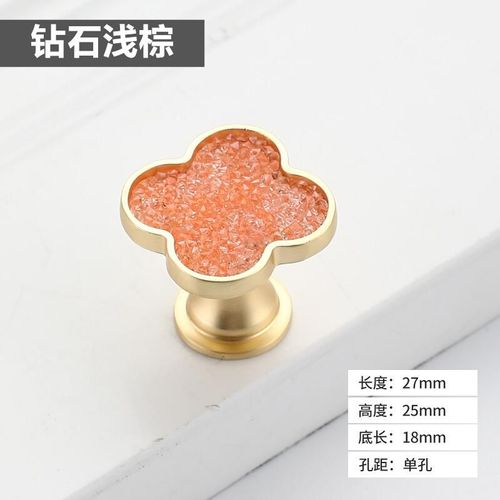 Poignée Et Bouton De Garde-Robe Ronds En Forme Hexagonale, Conception Moderne, Coque À Trou Unique, Poignée De Fusion En Diamant Pour Chambre D'enfant
