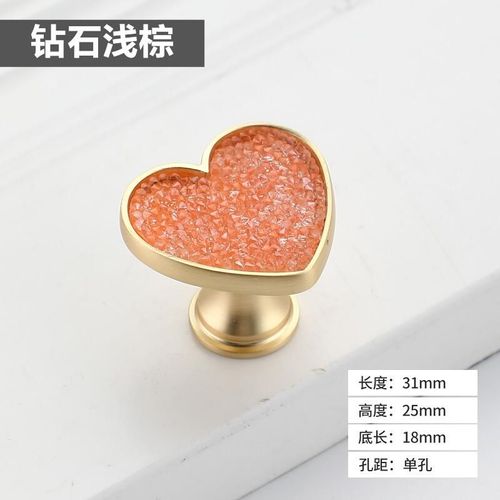 Poignée Et Bouton De Garde-Robe Ronds En Forme Hexagonale, Conception Moderne, Coque À Trou Unique, Poignée De Fusion En Diamant Pour Chambre D'enfant