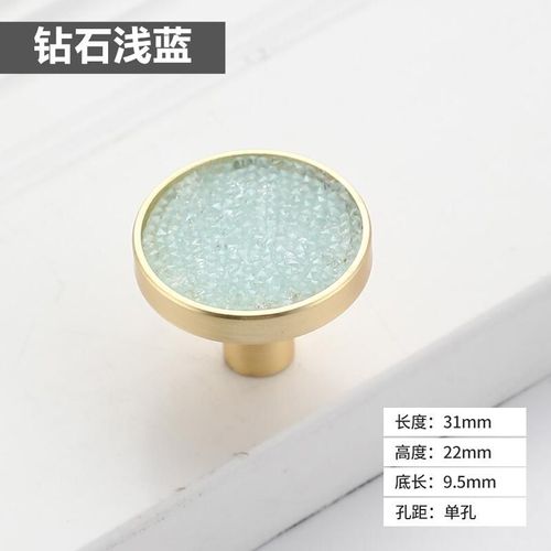 Poignée Et Bouton De Garde-Robe Ronds En Forme Hexagonale, Conception Moderne, Coque À Trou Unique, Poignée De Fusion En Diamant Pour Chambre D'enfant