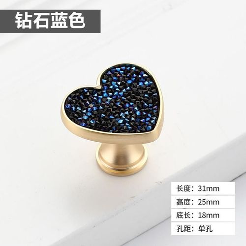 Poignée Et Bouton De Garde-Robe Ronds En Forme Hexagonale, Conception Moderne, Coque À Trou Unique, Poignée De Fusion En Diamant Pour Chambre D'enfant