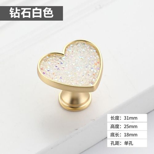 Poignée Et Bouton De Garde-Robe Ronds En Forme Hexagonale, Conception Moderne, Coque À Trou Unique, Poignée De Fusion En Diamant Pour Chambre D'enfant