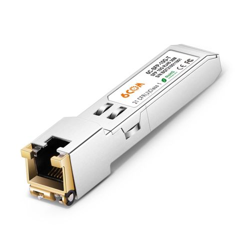 6COMGIGA Module d'metteur-rcepteur RJ45 10GBase-T SFP + en cuivre pour Cisco SFP-10G-T-S, Ubiquiti, D-Link, Supermicro, Netgear, Mikrotik (Cat6a / 7, 30 mtres)