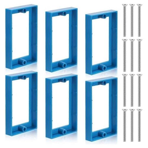 6pcs 1/2 Pouce  Commande Unique Raccord Rallonges De Bote De Sortie, Bote DExtension De Prise lectrique Avec Rallonge De Prise  12 Vis