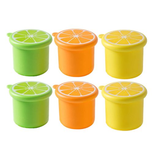 6pcs Ice Cube Moule avec couvercle rond Food Grade Easy Release Bpa Free Diy Multi-colored Rfrigrateur Ice Cube Box Maker Moule Fournitures de cuisine Kaesi