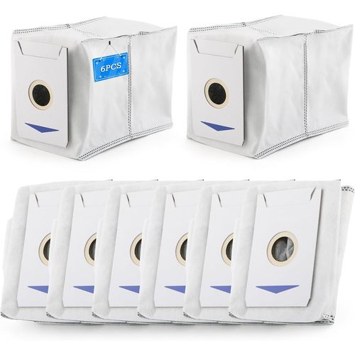 6Pcs Pour Ecovacs Deebot T30 Pro Omni/T30 Omni Sacs  Poussire,6 Pices De Sacs  Poussire Compatibles Avec Les Accessoires Du Robot Aspirateur, 3L Grande Capacit[SSE7111776]