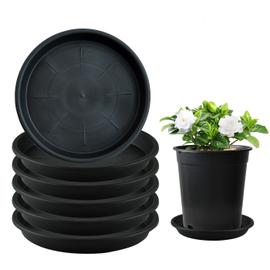 6pcs-Soucoupe pour pot de fleur rond couleur terre cuite Ø19 cm - Dessous  de pot de fleurs en plastique - Sous-pot pour plantes - Plateau pour pot de  fleurs rond