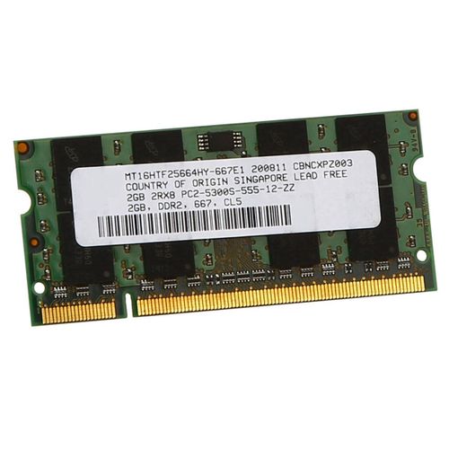 6X 2 Gb de Mmoire Ram Ddr2 667Mhz Pc2 5300 pour Ordinateur Portable Memoria 1.8V 200Pin Sodimm Convient Amd