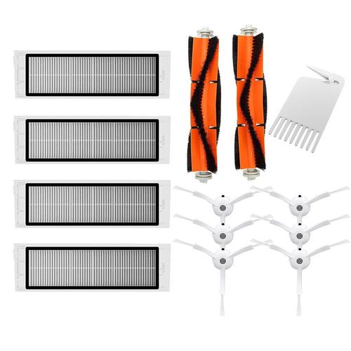 6X brosse latrale + 4X filtre Hepa + 2X brosse principale adapt  l'aspirateur Xiaomi Roborock S50 S51 S55 S5