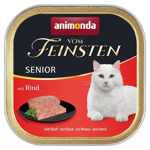 6x100g Senior BUf Animonda Vom Feinsten - Pte Pour Chat