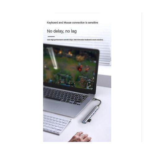 7 en 1 USB 3.0 Hub Multi Splitter Adaptateur Otg Adaptateur USB 7 en 1 Usb Hub Cble Splitter Usb-C Conve