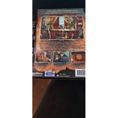7 Jeux Enigmes & Objets Cachs De Micro Application : Le Comte De Monte-Cristo (Pochette Cartonne + Boite) + 5 Autres Jeux Le Mystere Du Titanic+Le Secret De Casanova+Interpol 2+Le Tresor Du Royaume
