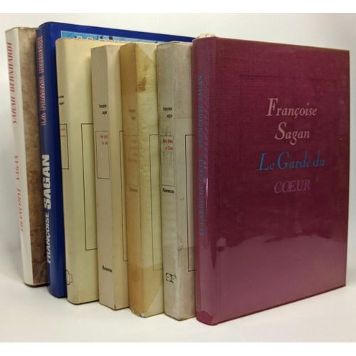 7 Romans: Sarah Bernhart : Le Rire Incassable + Le Garde Du Coeur + La Femme Farde + Un Profil Perdu + Des Yeux De Soie + Un Peu De Soleil Dans L'eau Froide + Des Bleus  L'me   de Sagan Franoise 