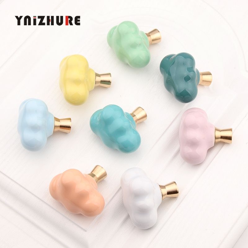 Vert Jade - Poignes De Meuble En Cramique Pour Chambre D'e... - 2