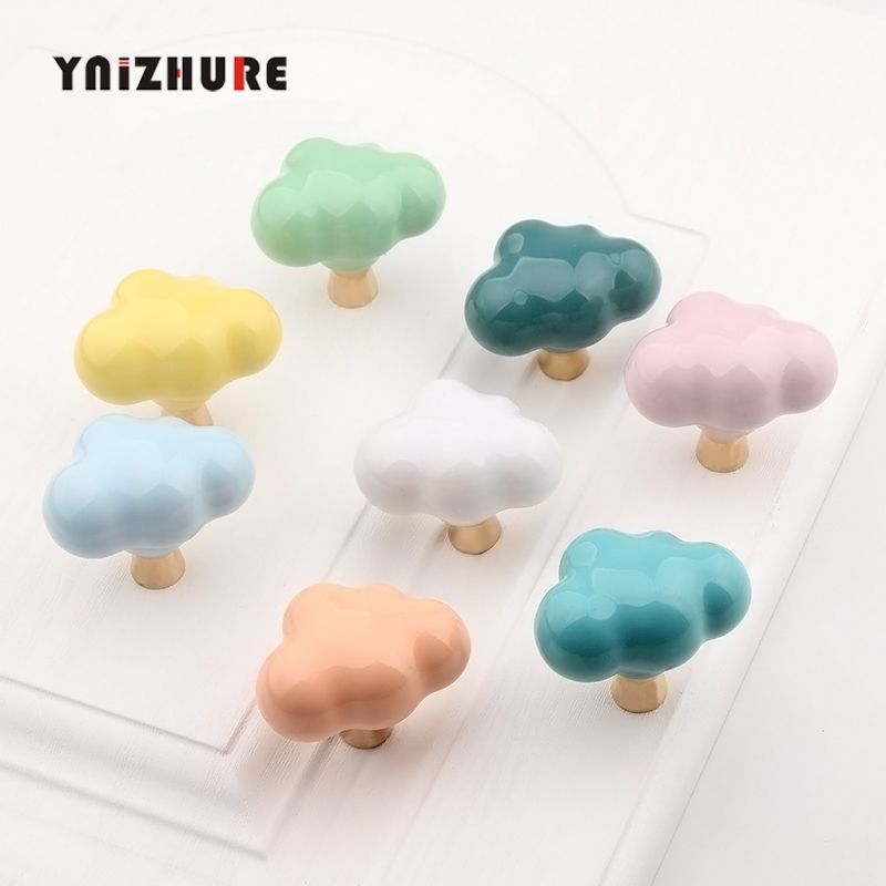 Vert Jade - Poignes De Meuble En Cramique Pour Chambre D'e... - 3