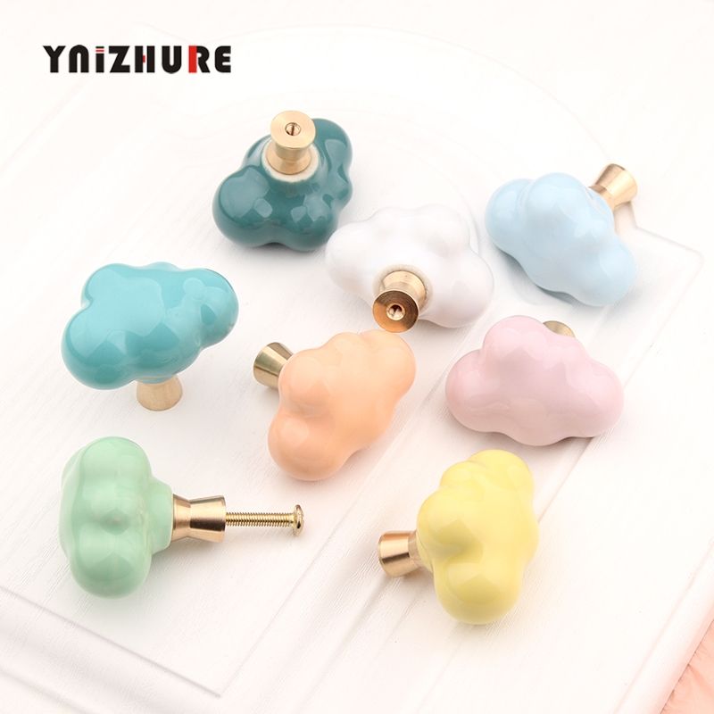 Vert Jade - Poignes De Meuble En Cramique Pour Chambre D'e... - 6