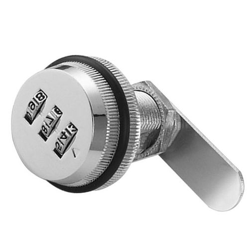 Épaisseur De Porte De 22 Mm - Argent - Serrure À Combinaison De Mot De Passe Avec Bouton Rotatif Pour Casier, Boîte De Rangement Et De Livraison, Serrure D'armoire Codée