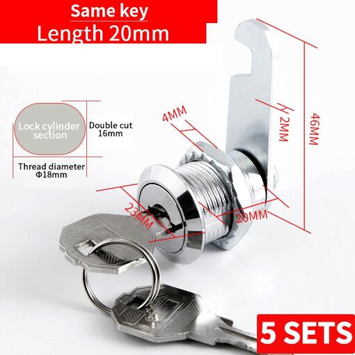 Serrure à languette en acier inoxydable