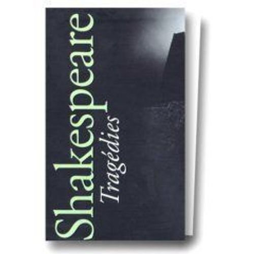 Tragédies - Coffret En 2 Volumes