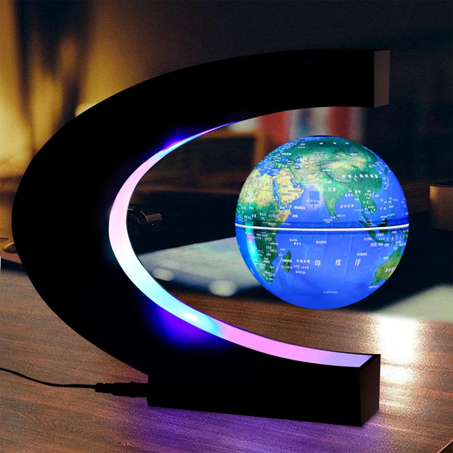 Globe Levitation Magntique, Cratif Globe Terrestre Lumineu... - 3