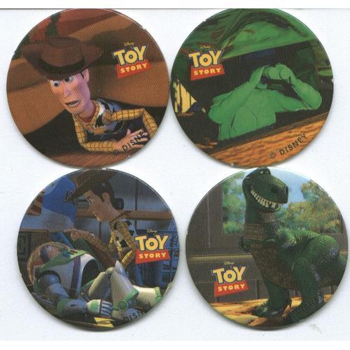 4 Pogs Toy Story Édition Spéciale Caps