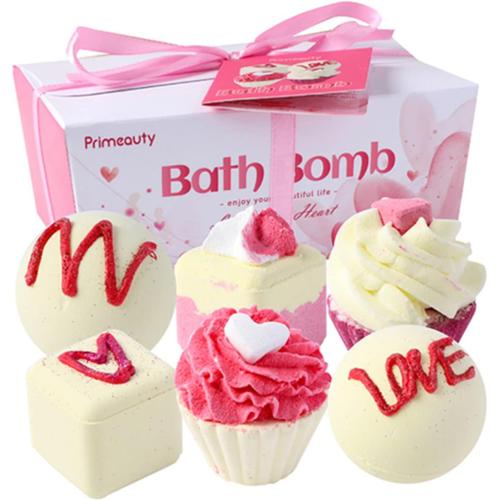 6 X Coffret Cadeau De Boule De Bain Bombe De Bain Effervescente Boules De Bain Bio Huiles Essentielles Naturelles Bain Moussant Enfant Anniversaire Femme Idee Cadeau Femme F¿¿Te Des M¿¿Res 