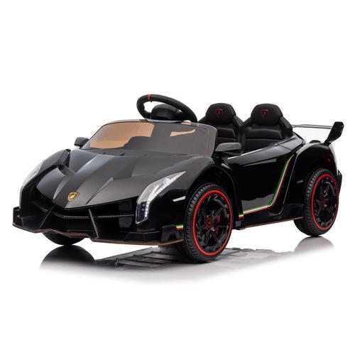 Lamborghini Veneno Voiture Électrique Pour Enfants 12v - Télécommande Usb Carte Sd Et Mp3 0-6 Ans