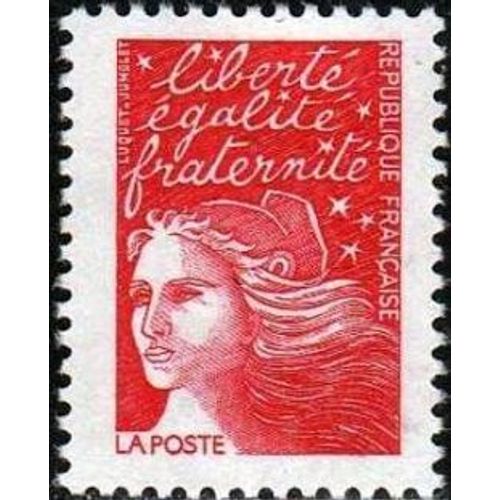Timbre France 1997 Oblitéré - Marianne Du 14 Juillet Rouge- Yt3083