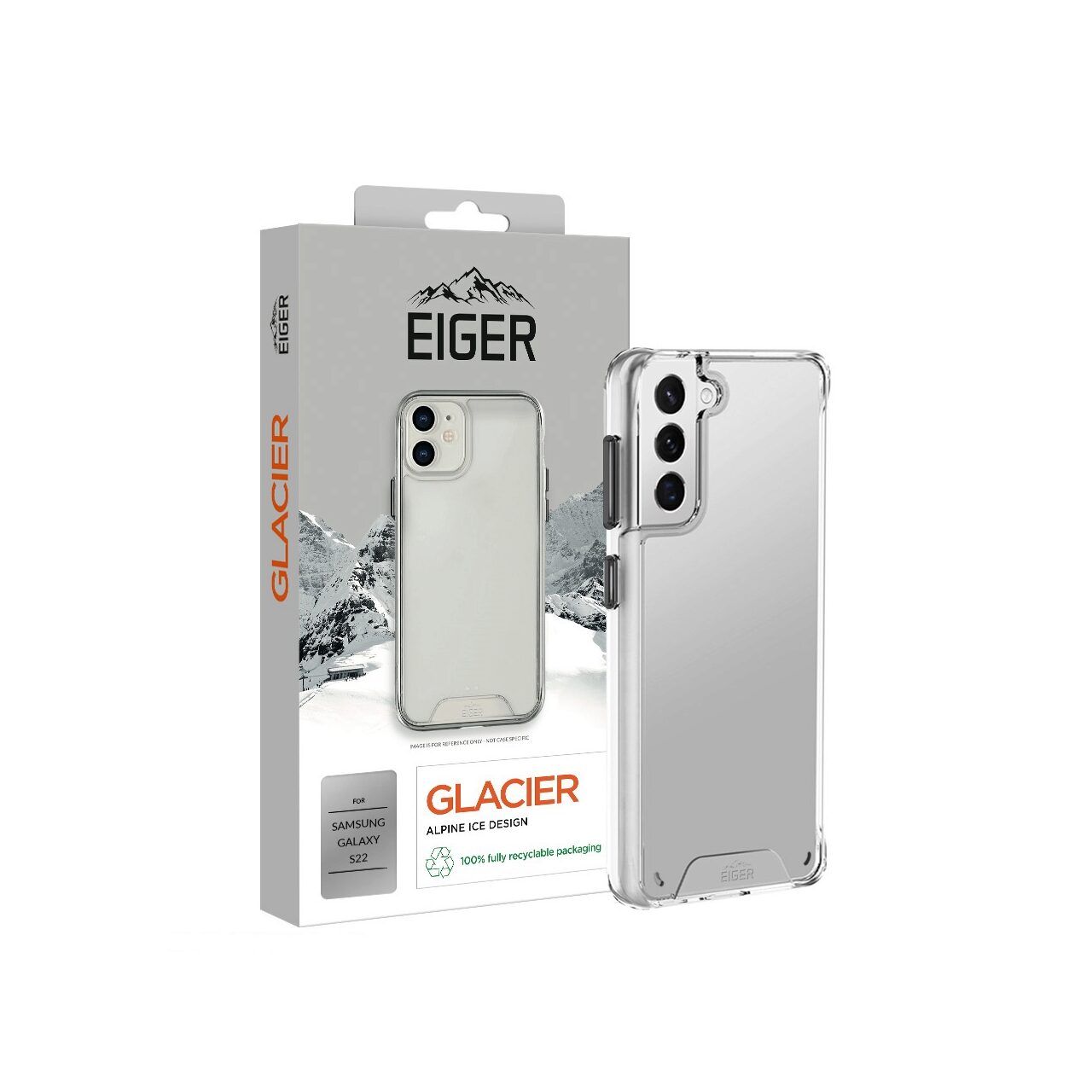 Coque Samsung Galaxy S22 Eiger Glacier Transparente