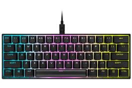 Clavier Gamer mécanique (Cherry MX Red) Corsair K65 Mini 60% RGB (Noir) à  prix bas