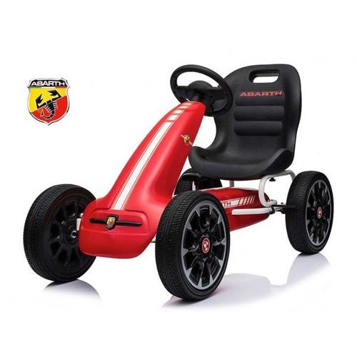 Fiat Abarth Go-Kart À Pédale Pour Enfants Avec Pneus En Caoutchouc Eva 0-6 Ans