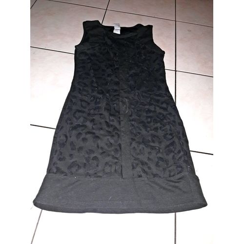 Tunique Robe Imprimee Noir Taille 12 Ans ..