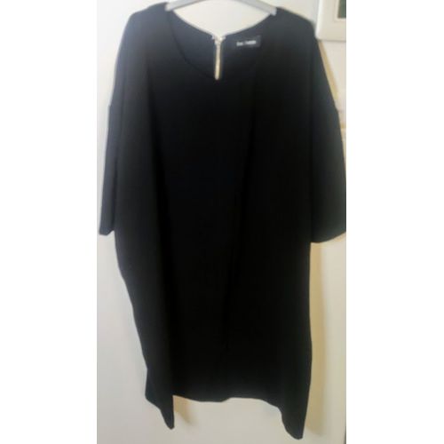 Robe Noire Dos Zippé Eva Tralala - T 44